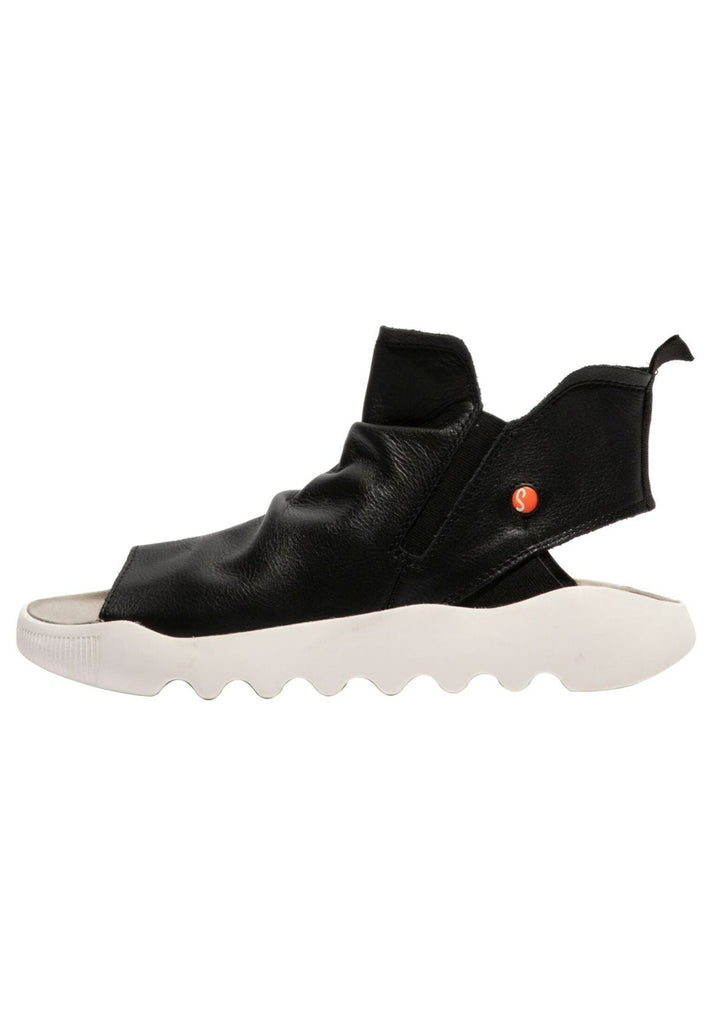 softinos Sandalen Leder Schwarz