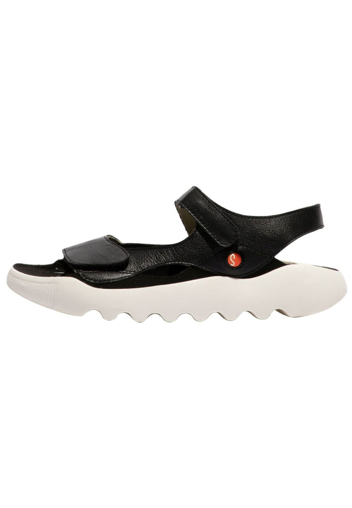 softinos Sandalen Leder Schwarz