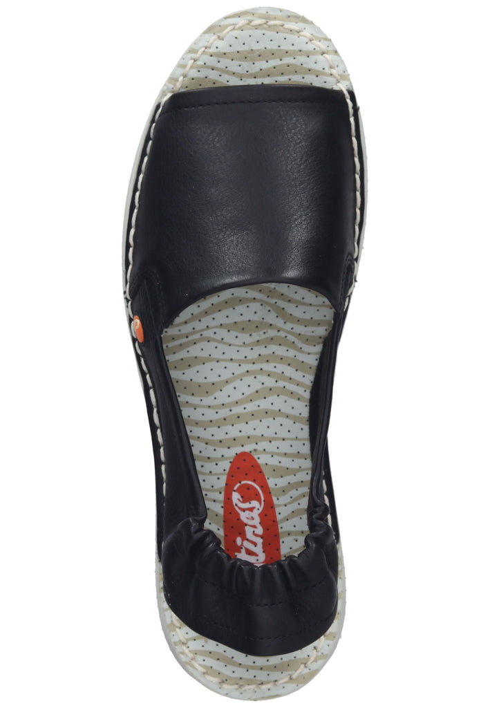 softinos Sandalen Leder Schwarz