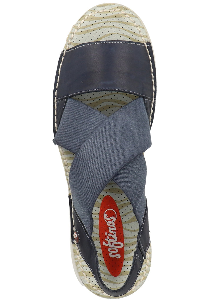 softinos Sandalen Leder/Textil Navy