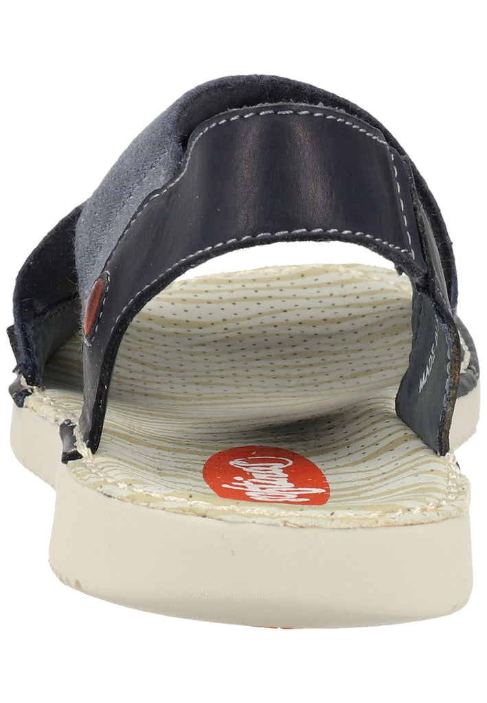 softinos Sandalen Leder/Textil Navy