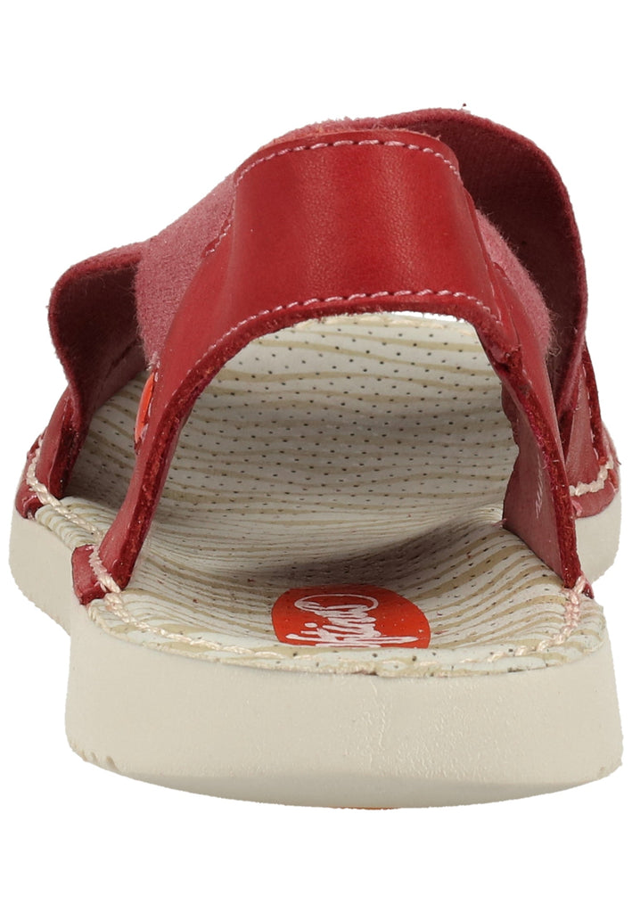 softinos Sandalen Leder/Textil Red