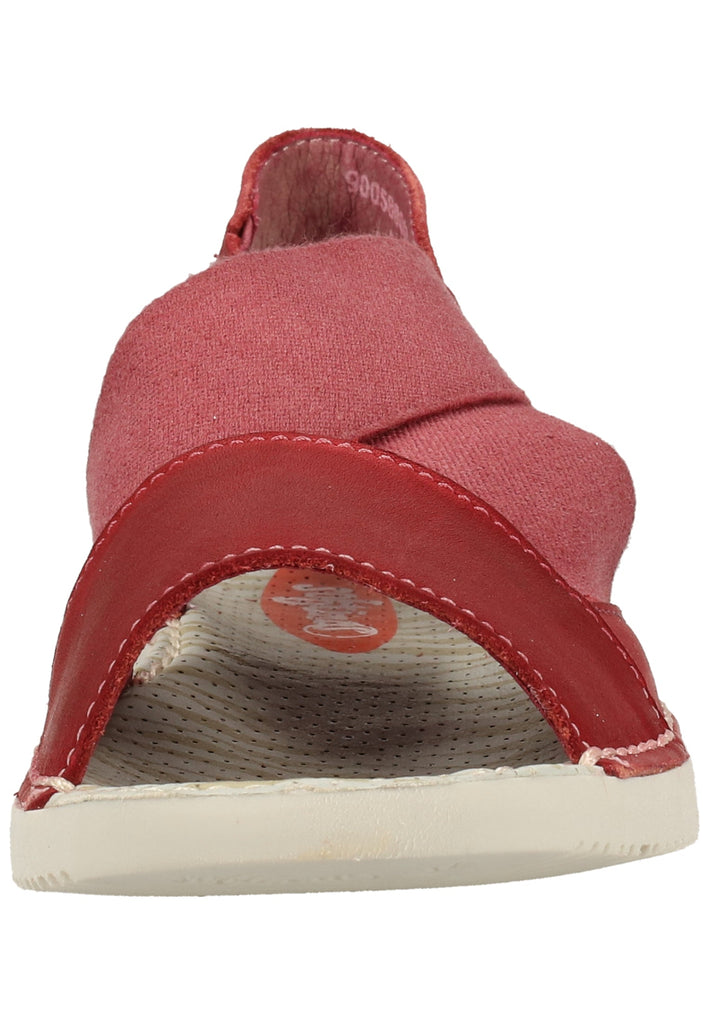 softinos Sandalen Leder/Textil Red