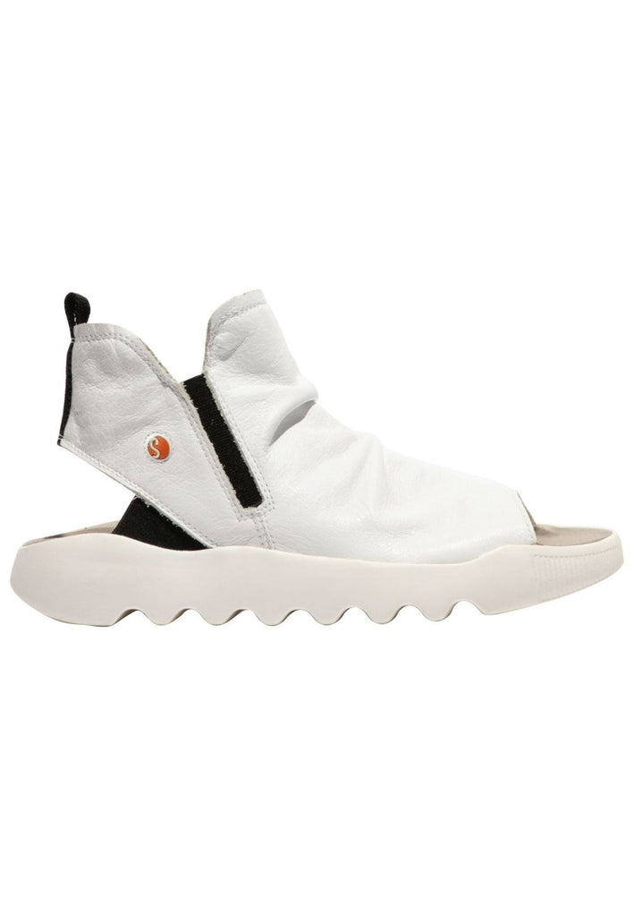 softinos Sandalen Leder Weiß