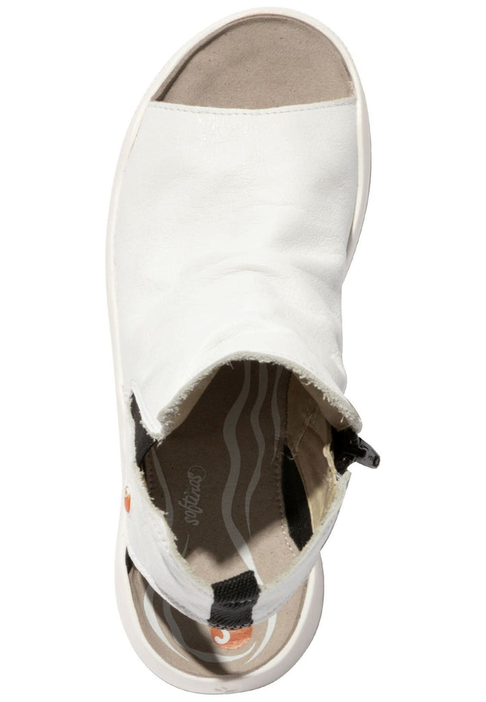softinos Sandalen Leder Weiß