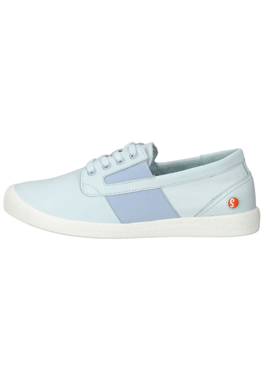 softinos Slipper Leder Hellblau