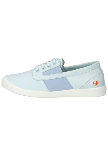 softinos Slipper Leder Hellblau