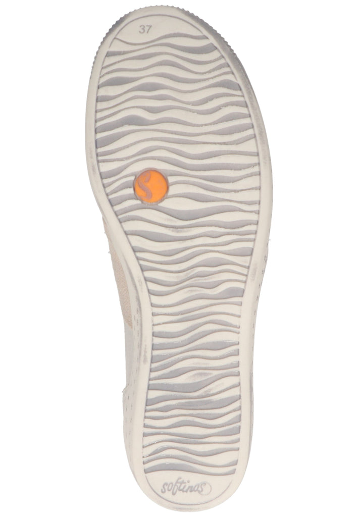 softinos Slipper Leder Hellgrau