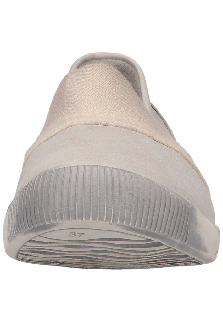 softinos Slipper Leder Hellgrau