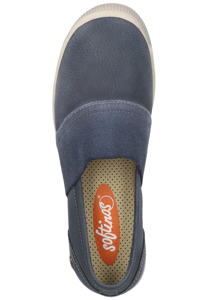 softinos Slipper Leder Navy