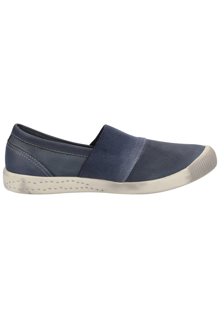 softinos Slipper Leder Navy
