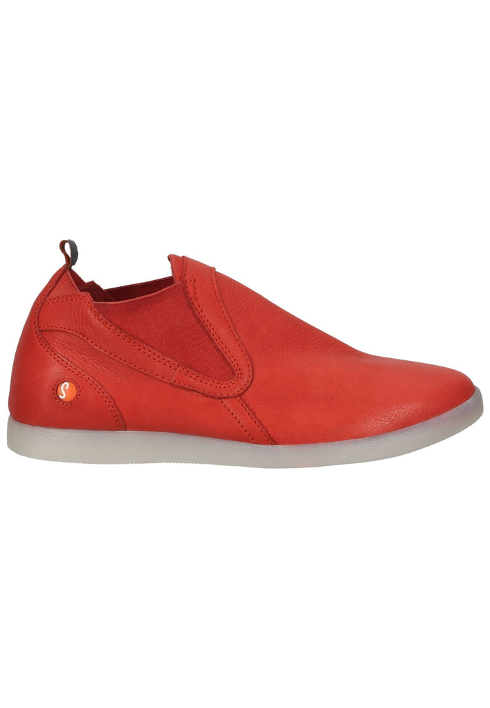 softinos Slipper Leder Rot
