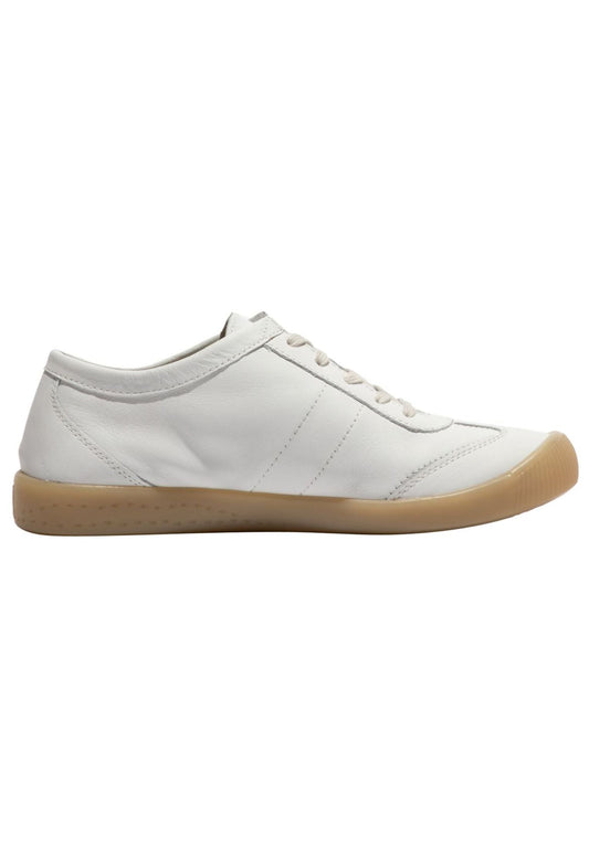 softinos Sneaker Glattleder Weiß/Braun