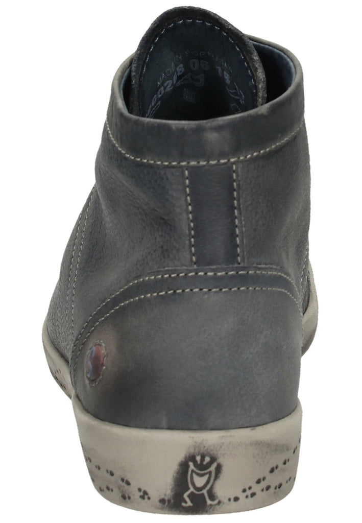 softinos Sneaker Leder Anthrazit