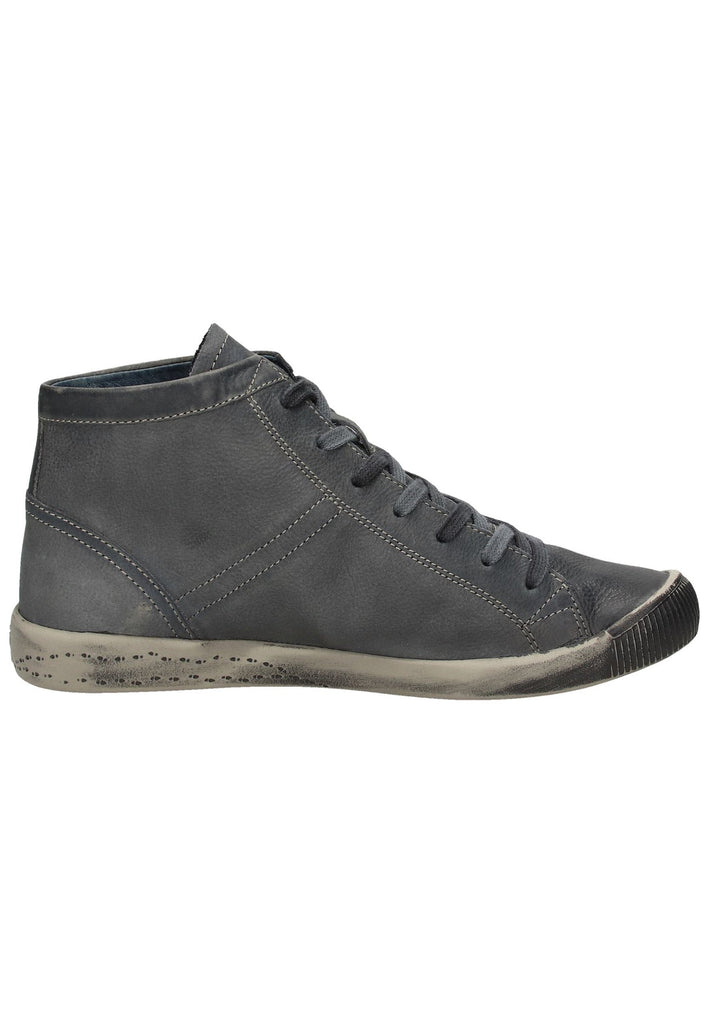 softinos Sneaker Leder Anthrazit