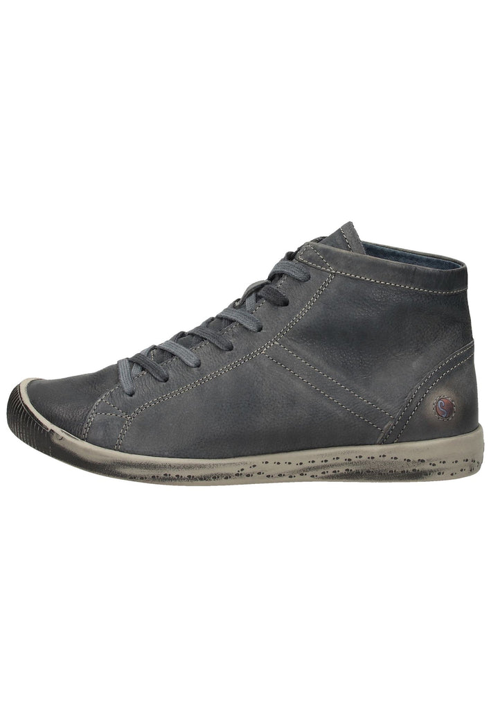 softinos Sneaker Leder Anthrazit