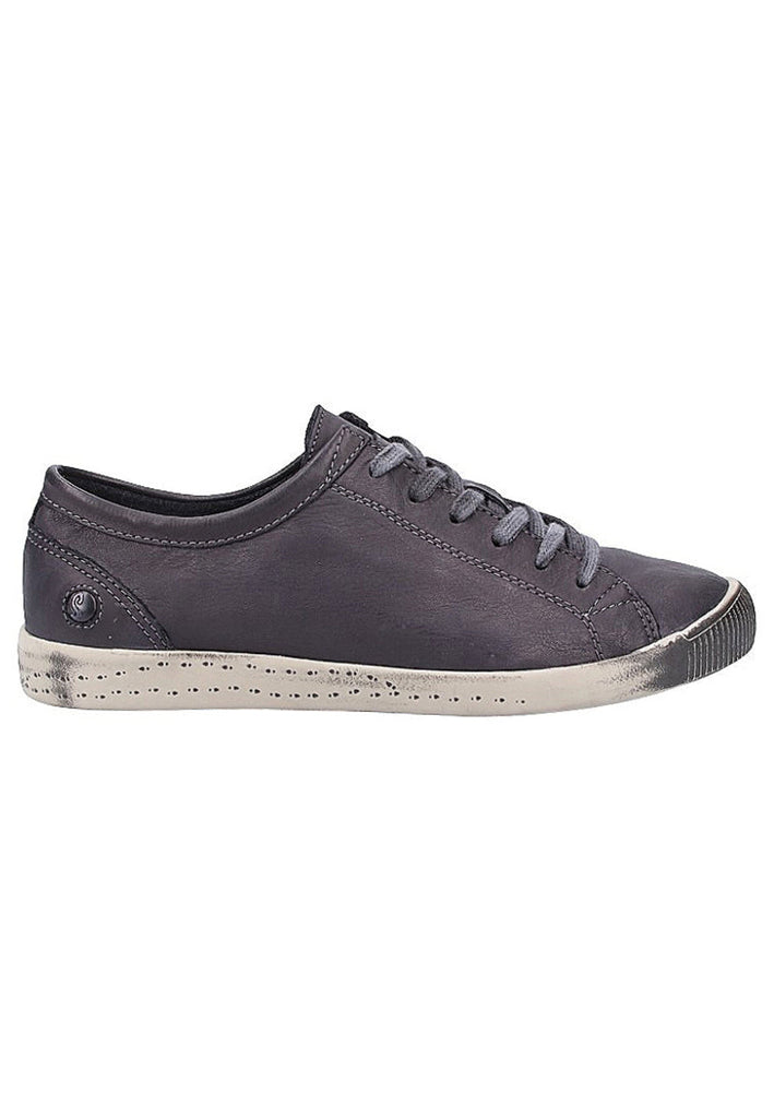 softinos Sneaker Leder Anthrazit