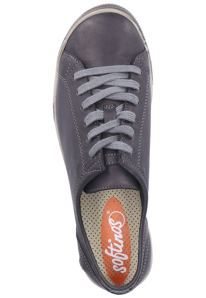 softinos Sneaker Leder Anthrazit