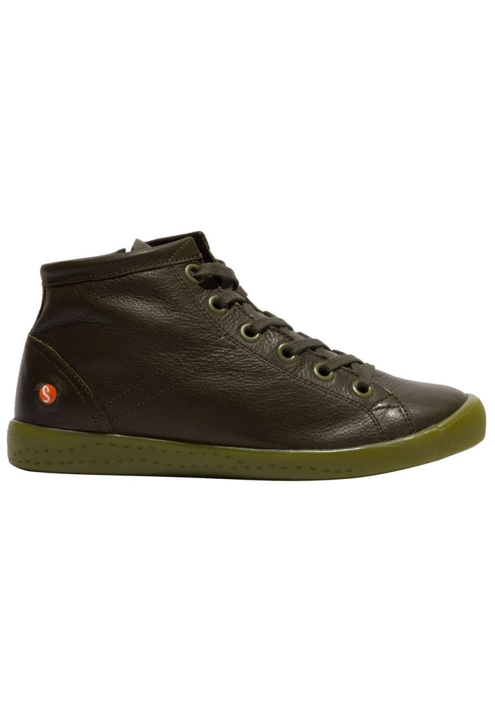 softinos Sneaker Leder Army