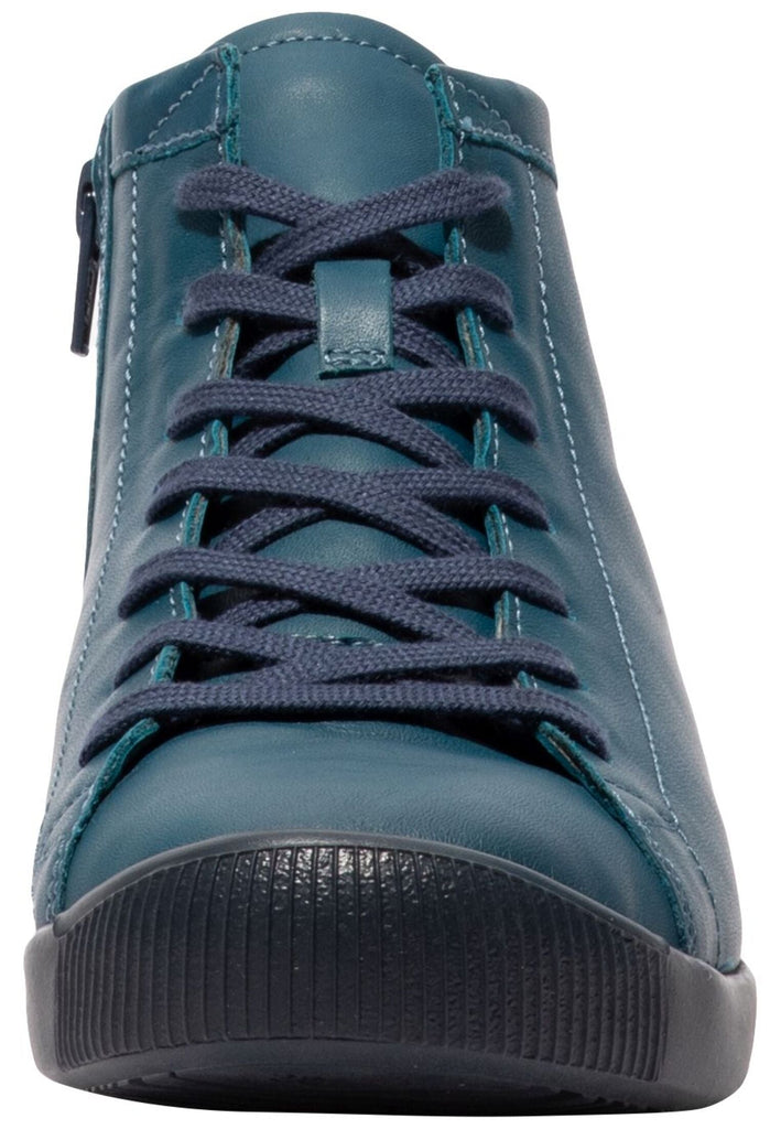 softinos Sneaker Leder Denim Warmfutter