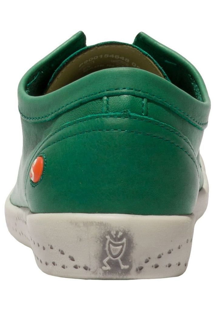 softinos Sneaker Leder Grün/Kombi