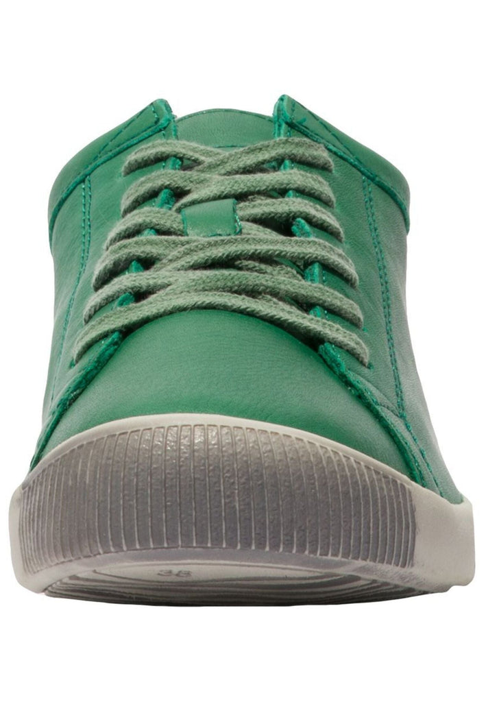 softinos Sneaker Leder Grün/Kombi
