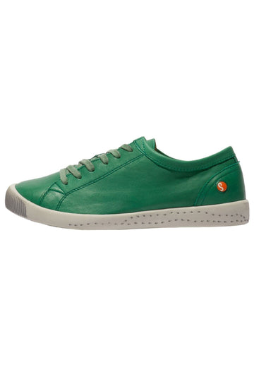 softinos Sneaker Leder Grün/Kombi