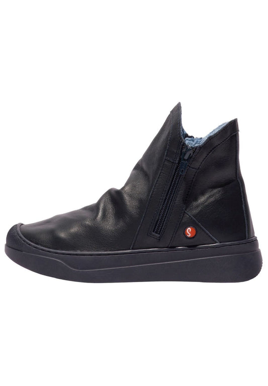 softinos Sneaker Leder Navy