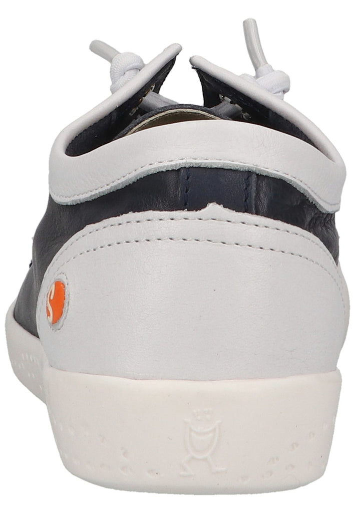 softinos Sneaker Leder Navy/Weiß