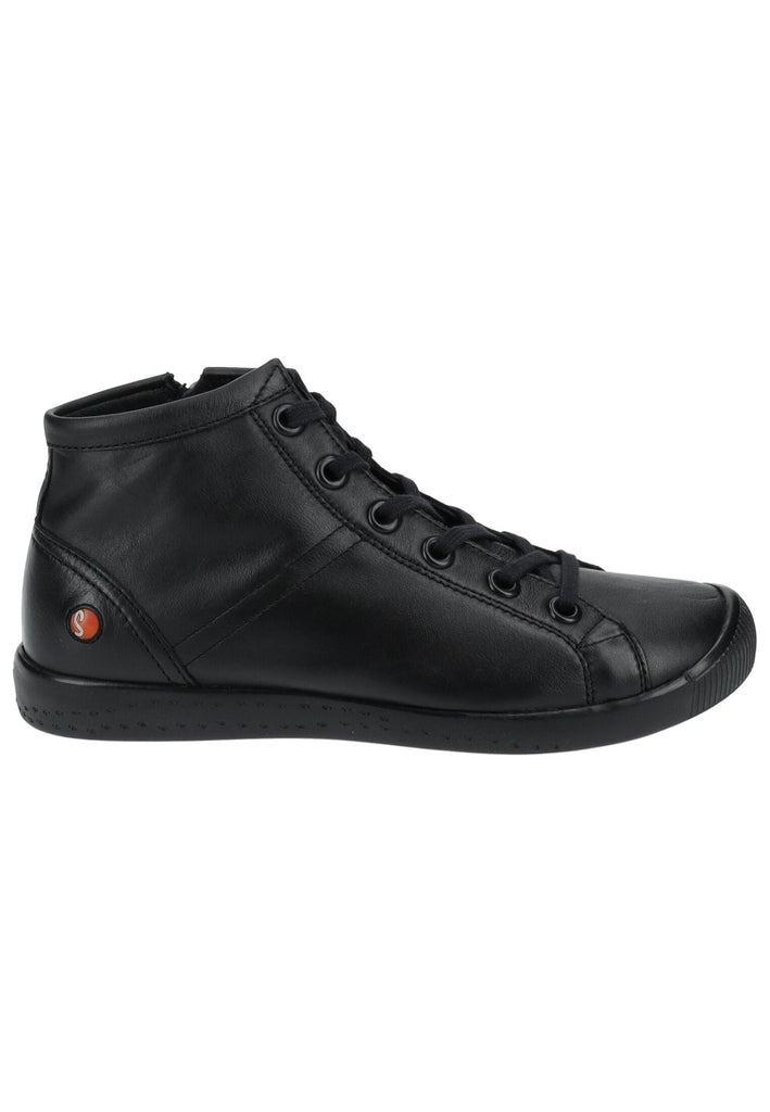 softinos Sneaker Leder Schwarz