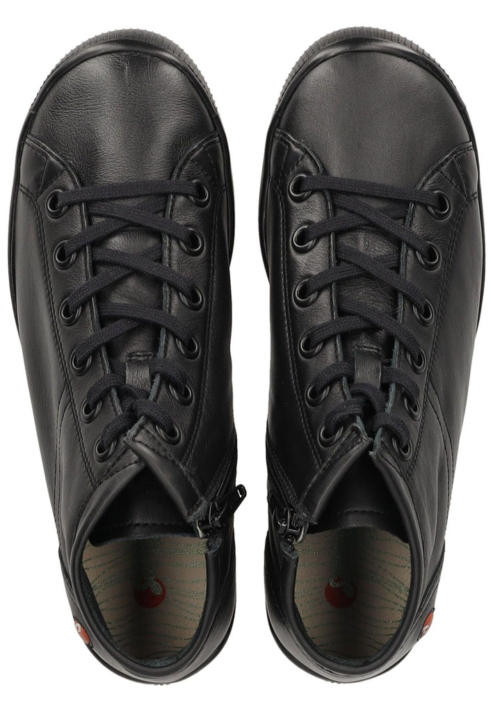 softinos Sneaker Leder Schwarz