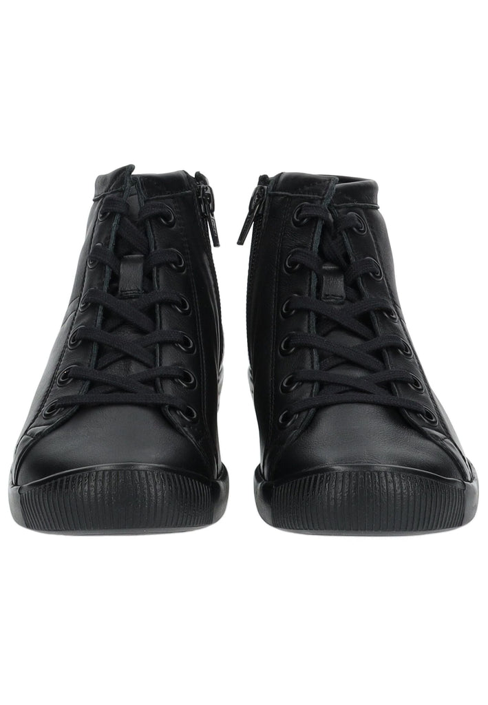 softinos Sneaker Leder Schwarz