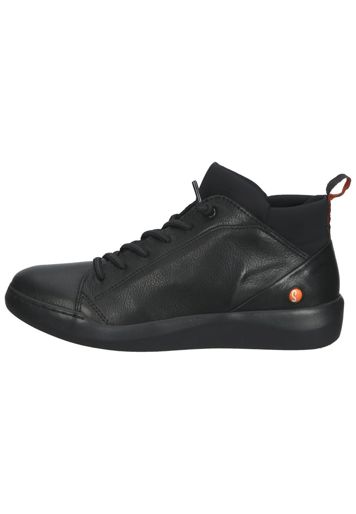 softinos Sneaker Leder Schwarz