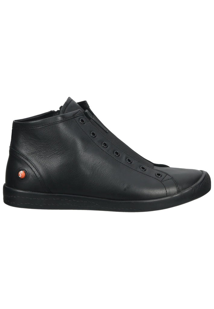 softinos Sneaker Leder Schwarz