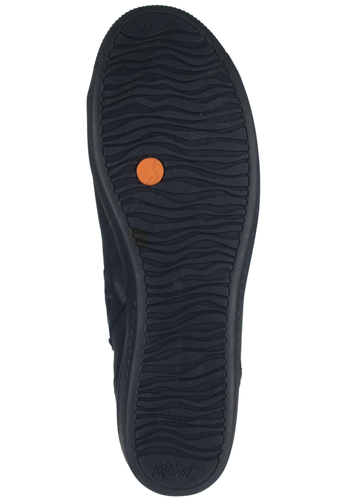 softinos Sneaker Leder Schwarz