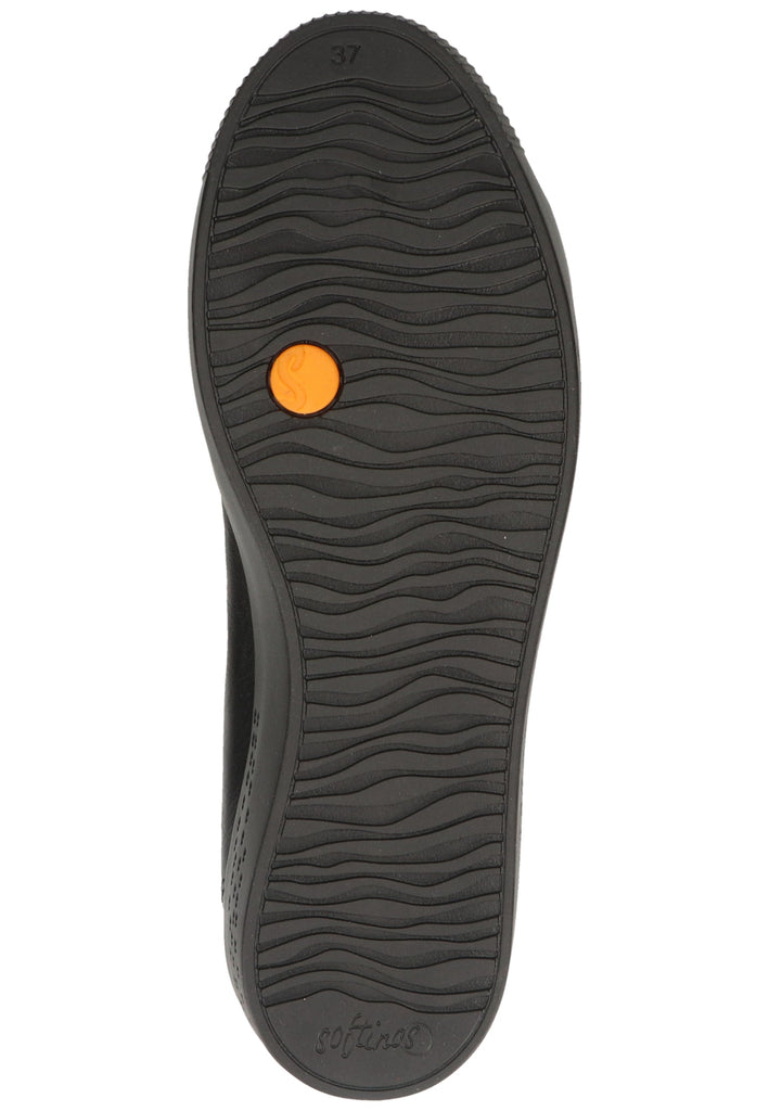 softinos Sneaker Leder Schwarz
