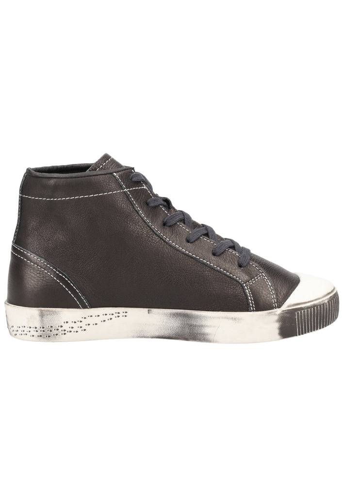 softinos Sneaker Leder Schwarz