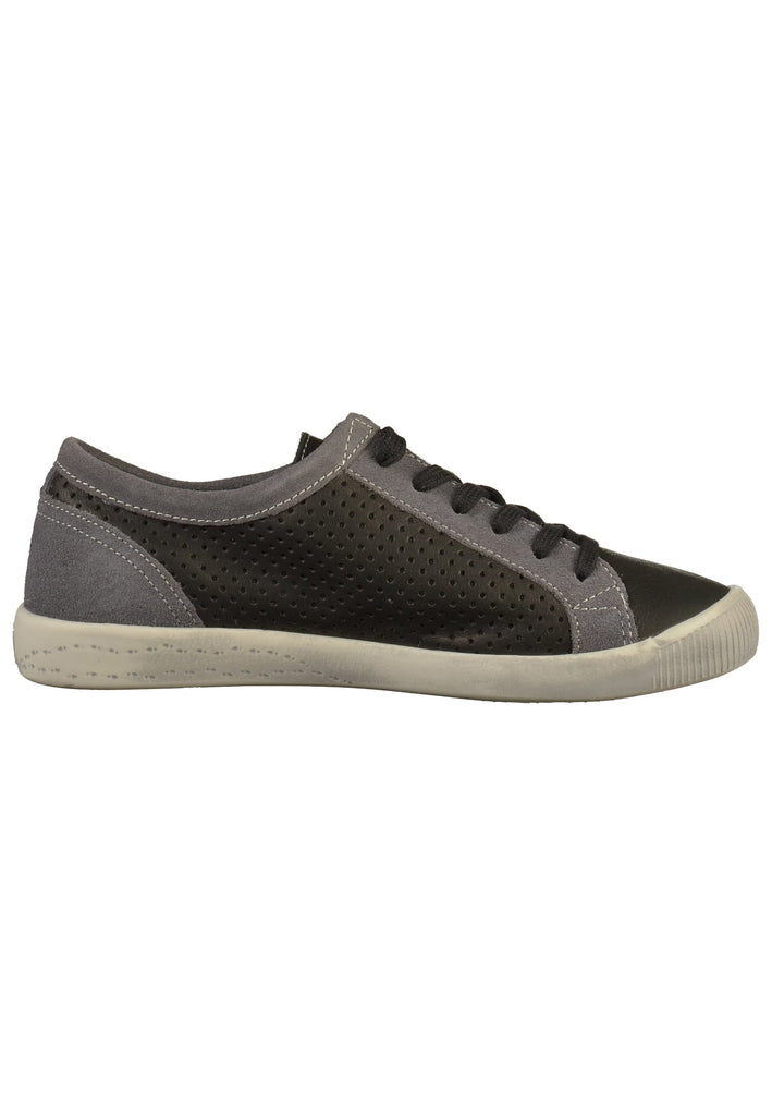 softinos Sneaker Leder Schwarz