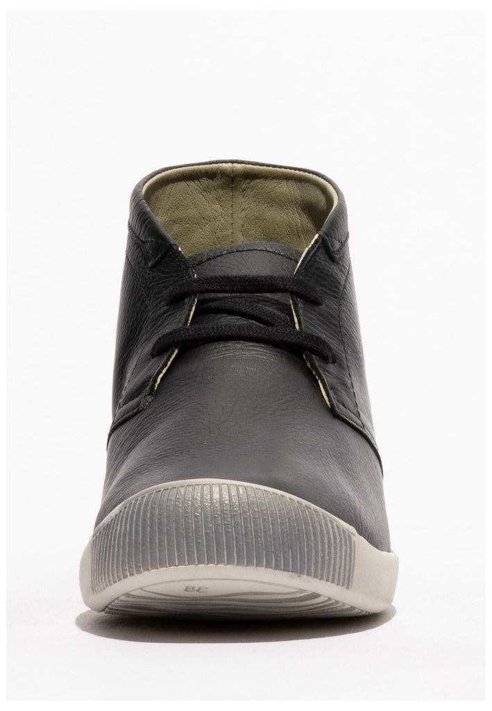 softinos Sneaker Leder Schwarz