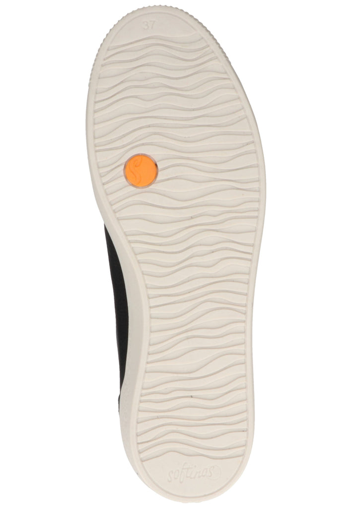 softinos Sneaker Leder Schwarz/Rot