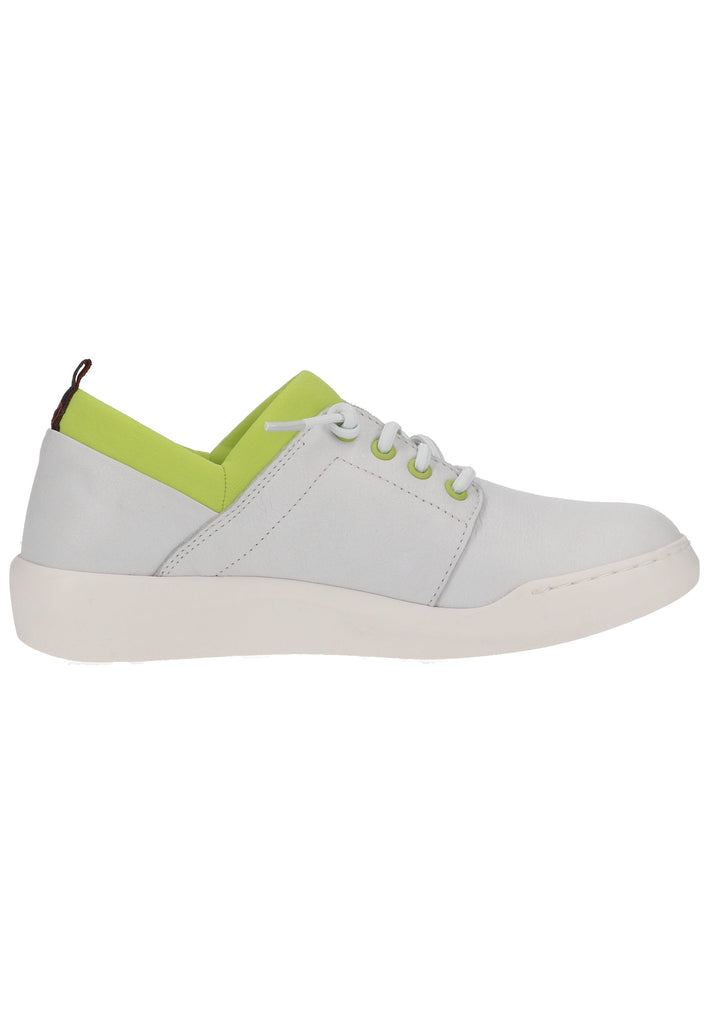 softinos Sneaker Leder/Textil Weiß