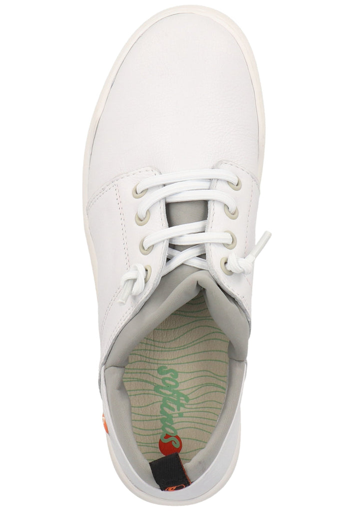 softinos Sneaker Leder/Textil Weiß/Grau