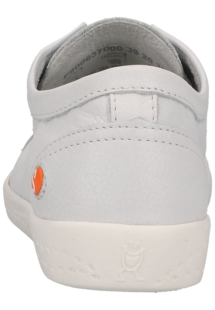 softinos Sneaker Leder Weiß/Gelb