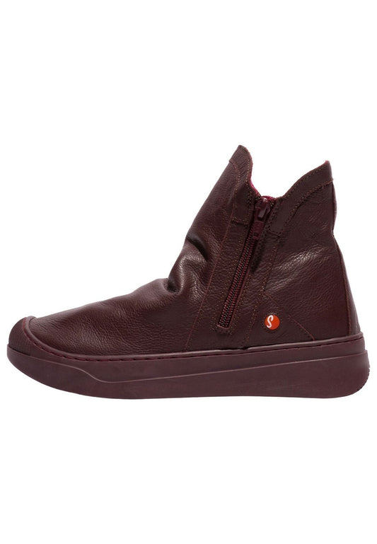 softinos Sneaker Leder Wine
