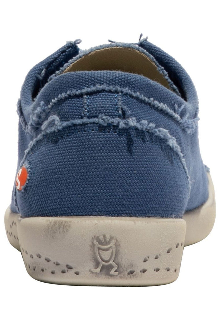 softinos Sneaker Lederimitat/Textil Blau