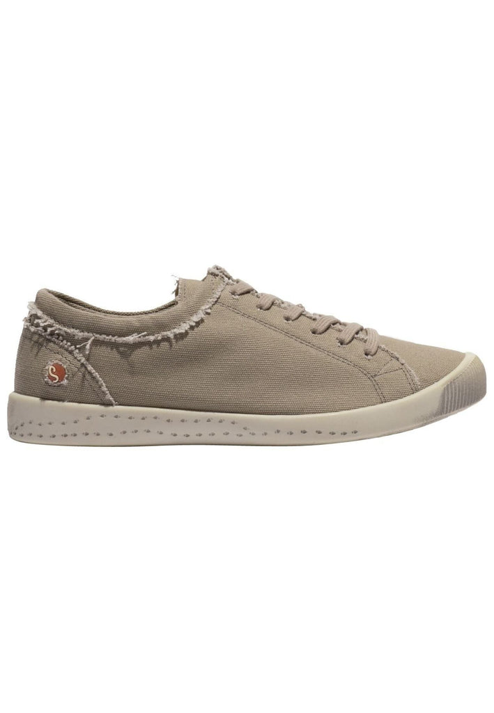 softinos Sneaker Lederimitat/Textil Grau
