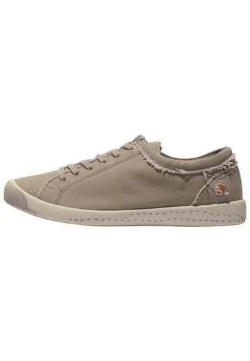 softinos Sneaker Lederimitat/Textil Grau