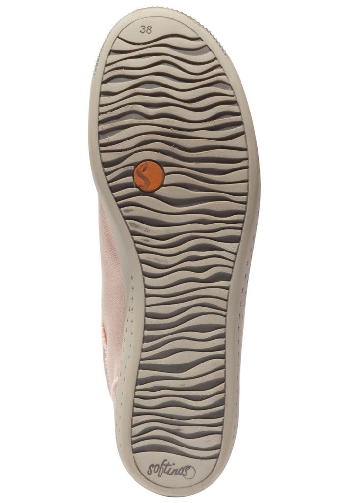 softinos Sneaker Lederimitat/Textil Nude