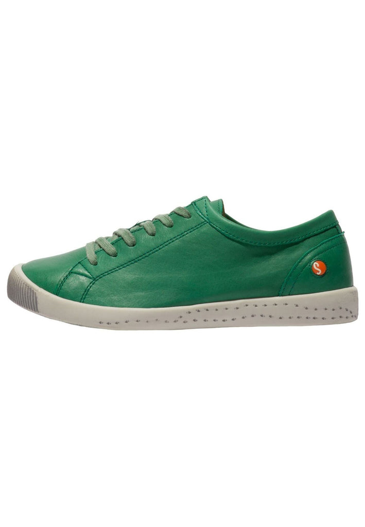 Sneaker softinos Sneaker Leder Grün/Kombi