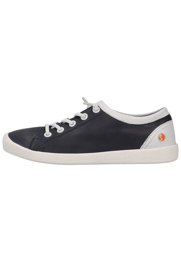Sneaker softinos Sneaker Leder Navy/Weiß